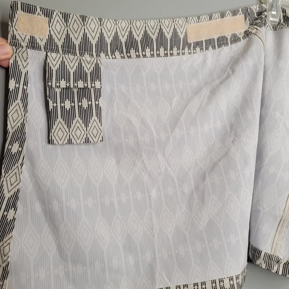 NWT‎ Rip Skirt Women's Size S Beige West End Length 1 Active Travel Wrap Coverup - Picture 6 of 9